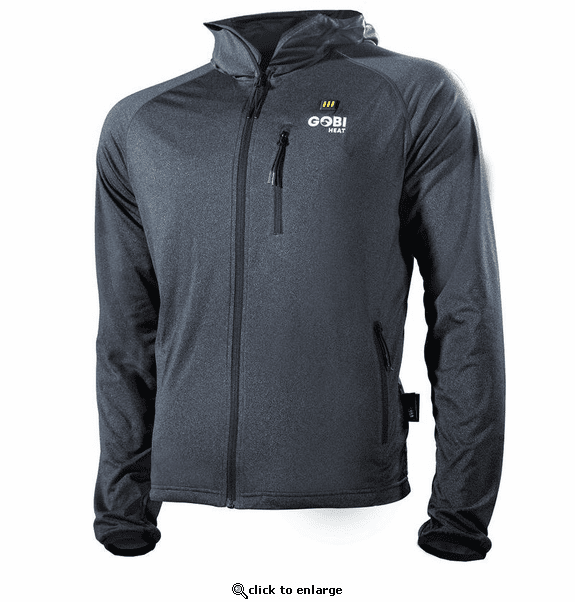 Gobi Heat Men's Apex Heated Tech Hoodie Jacket