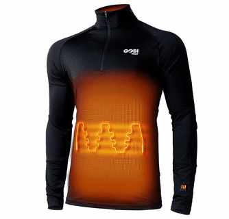 Gobi Heat Men's Basecamp Heated Baselayer Shirt