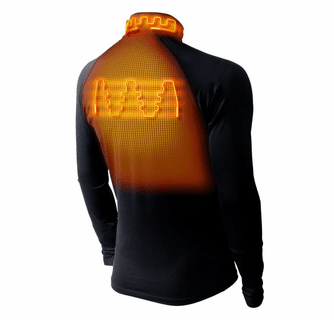 Gobi Heat Men's FlexCore Heated Base Layer Shirt with Dual Control