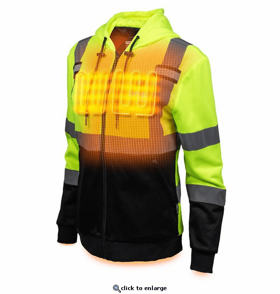 Gobi Heat Women's Beam Workwear Heated High-Vis Hoodie