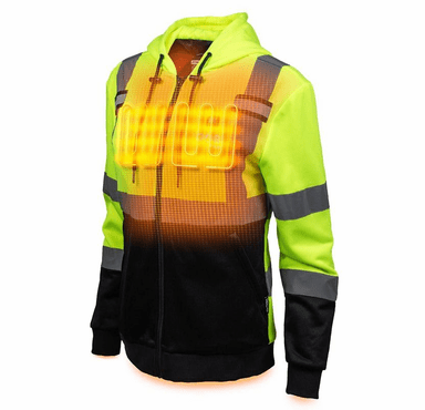 Gobi Heat Women's Beam Workwear Heated High-Vis Hoodie