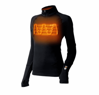 Gobi Heat Women's FlexCore Heated Base Layer Shirt with Dual Control