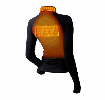 Gobi Heat Women's FlexCore Heated Base Layer Shirt with Dual Control