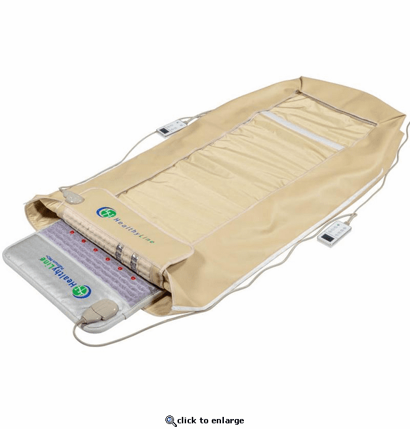 HealthyLine 360 Wrap Set Platinum and Soft Full 7224 Far-Infrared Therapy Pad - Photon Advanced PEMF InfraMat Pro
