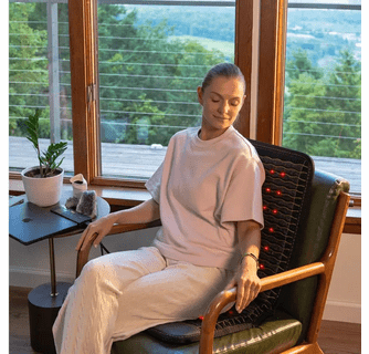 HealthyLine Jet PEMF Far Infrared Heated Chair - 40x18 Inch