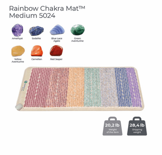 HealthyLine Rainbow Chakra Mat Medium 5024 Firm - Photon PEMF InfraMat Pro Third Edition