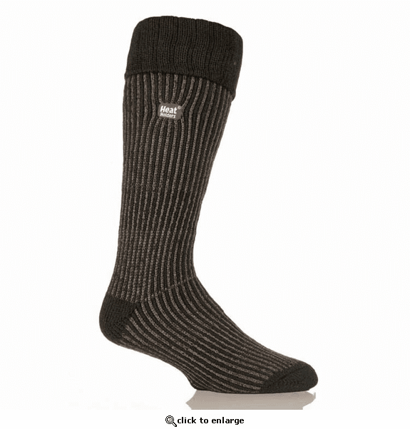 Heat Holders Men's Chris Original Ribbed Boot Socks - Forest Green