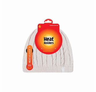 Heat Holders Women's Alesund Solid Cable Knit Hat