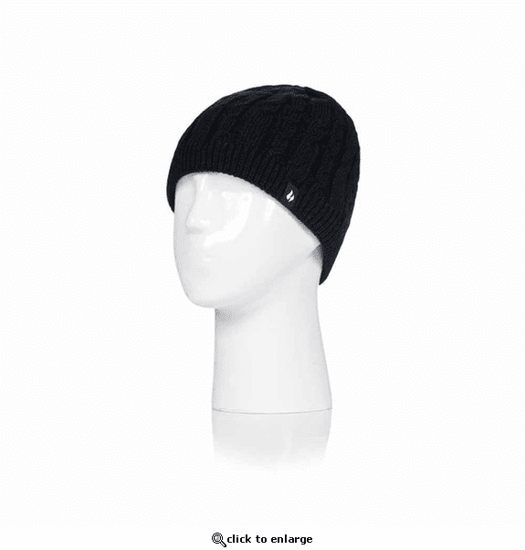 Heat Holders Women's Alesund Solid Cable Knit Hat