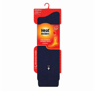 Heat Holders Women's Ashley Original Solid Long Socks - Black