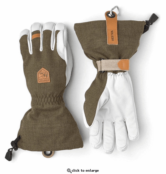 Hestra Army Leather Patrol Gauntlet 5-Finger Gloves