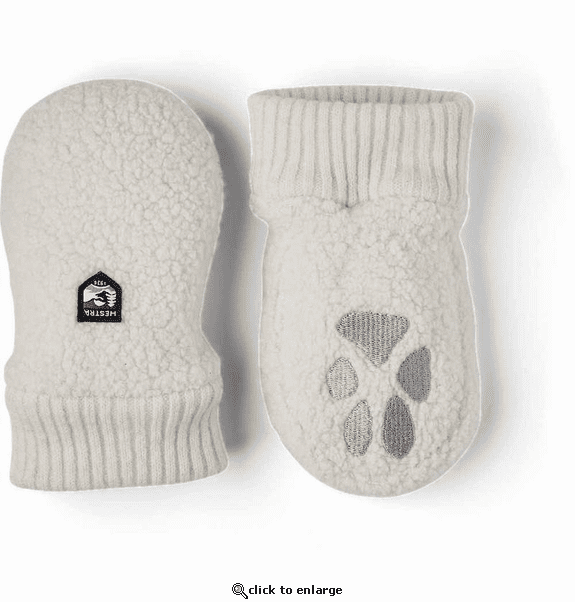 Hestra Kid's Paw Fluffy Mittens