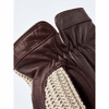 Hestra Men's Adam Leather Gloves with Cotton Crochet