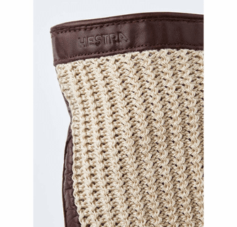 Hestra Men's Adam Leather Gloves with Cotton Crochet