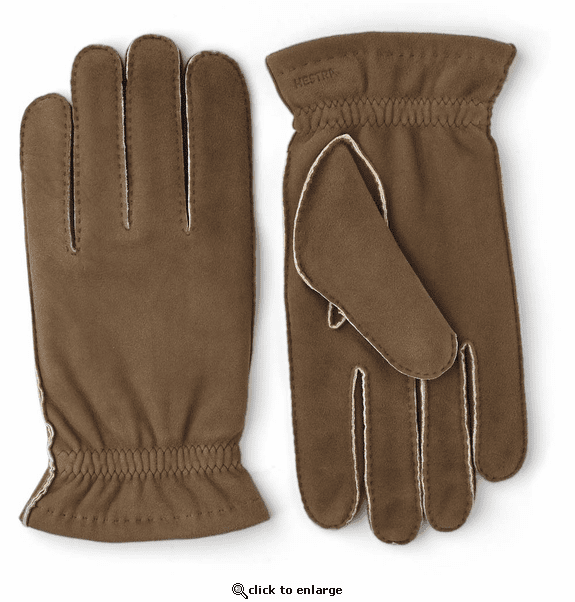 Hestra Men's Andre Handsewn Chamois Leather Gloves