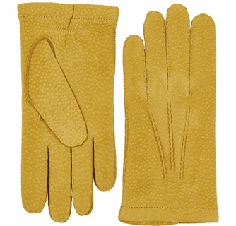 Hestra Men's Carpincho Handsewn Cashmere Leather Gloves