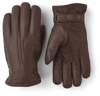 Hestra Men's Deerskin Lambsfur Lined Gloves