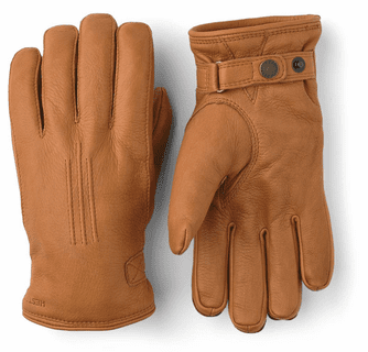 Hestra Men's Deerskin Lambsfur Lined Gloves