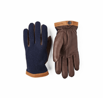 Hestra Men's Deerskin Wool Tricot Lined Gloves