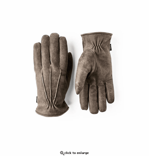 Hestra Men's Detroit Fleece Lined Leather Gloves
