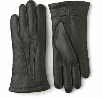 Hestra Men's Handsewn Cashmere Elk Leather Gloves