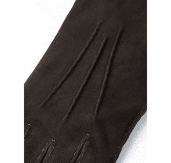 Hestra Men's Handsewn Cashmere Hairsheep Suede Gloves