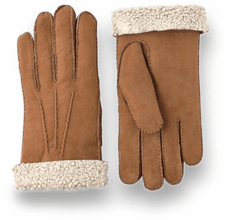 Hestra Men's Handsewn Lambskin Suede Gloves