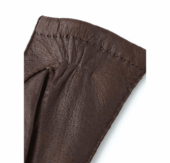 Hestra Men's Peccary Handsewn Cashmere Leather Gloves