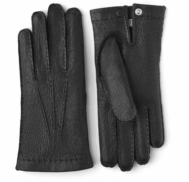 Hestra Men's Peccary Handsewn Unlined Palm Button Gloves