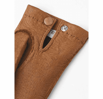 Hestra Men's Peccary Handsewn Unlined Palm Button Gloves