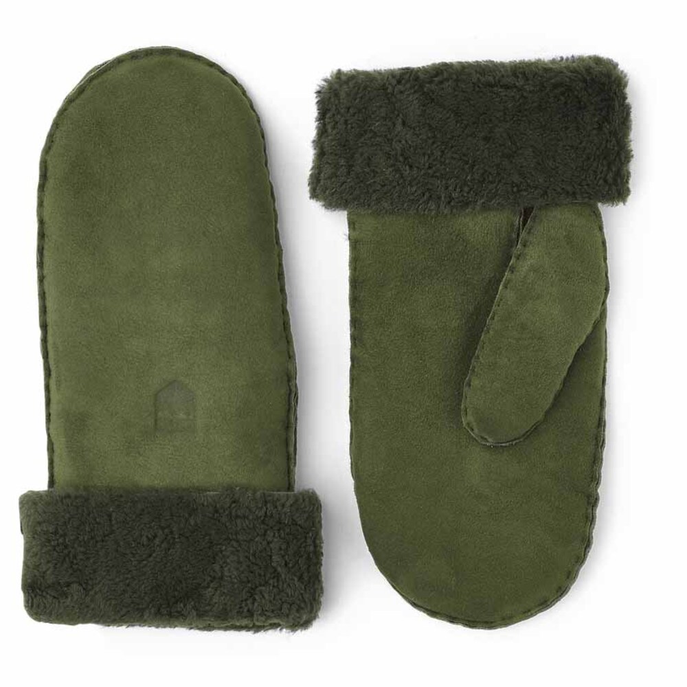 Hestra Women's Sheepskin Mittens - Black