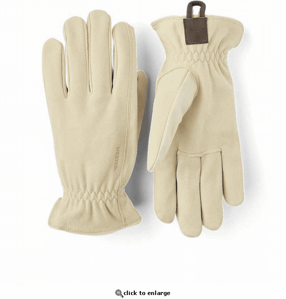 Hestra Unisex Chamois Leather Work Gloves