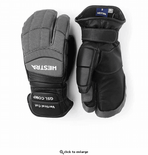 Hestra Unisex GSL Race Comp 3-Finger Ski Gloves
