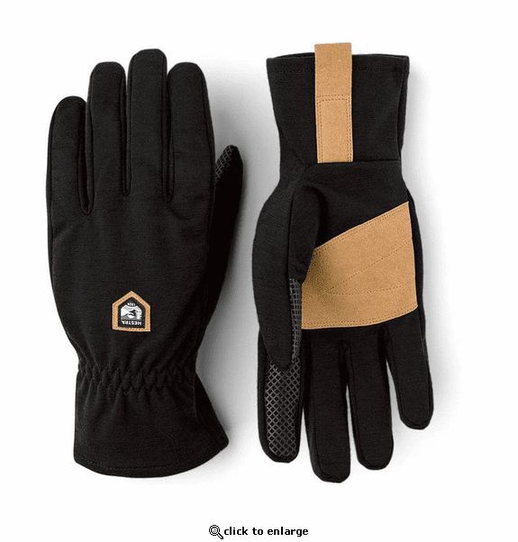 Hestra Unisex Merino Windwool Liner 5-Finger Gloves
