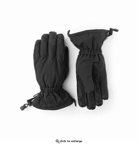 Hestra Unisex Mist 5-Finger Ski Gloves (Black 9)