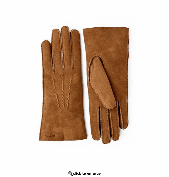Hestra Women's Bernadette Handswen Suede Leather Gloves