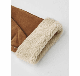 Hestra Women's Bernadette Handswen Suede Leather Gloves