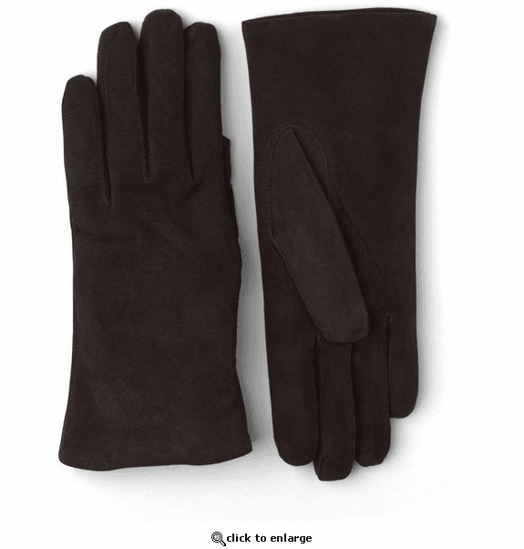 Hestra Women's Hairsheep Suede Pique 2 BT Cashmere Leather Gloves