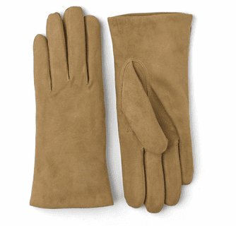 Hestra Women's Hairsheep Suede Pique 2 BT Cashmere Leather Gloves