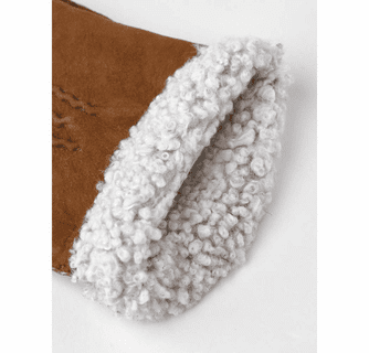 Hestra Women's Lambskin Suede Handsewn Leather Gloves