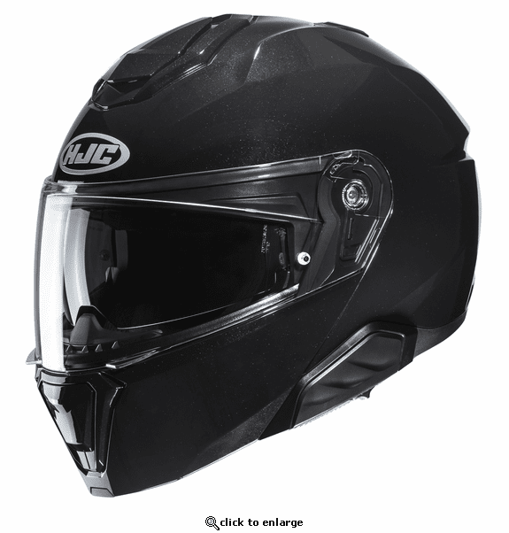 HJC I91 Helmet with Flip-Up Visor - Black