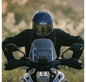 HJC I91 Helmet with Flip-Up Visor - Black