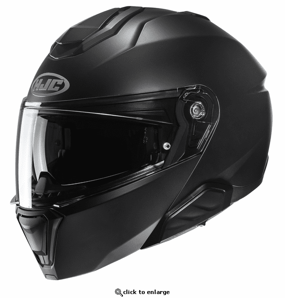 HJC I91 Helmet with Flip-Up Visor - Semi Flat Black