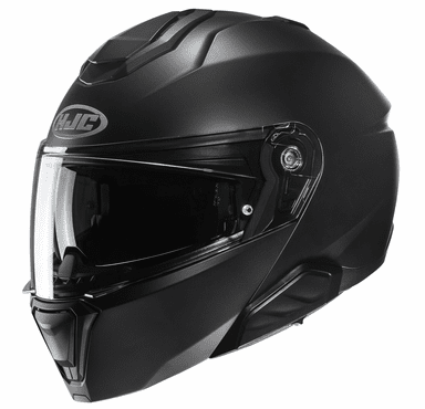 HJC I91 Helmet with Flip-Up Visor - Semi Flat Black