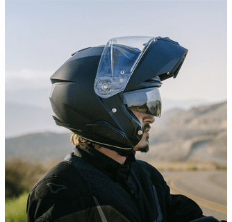 HJC I91 Helmet with Flip-Up Visor - Semi Flat Black
