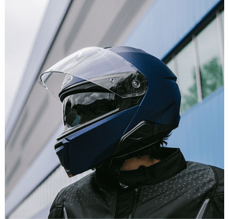 HJC I91 Helmet with Flip-Up Visor - Semi Flat Black
