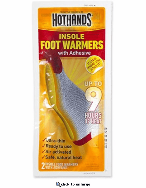 HotHands 9+ Hour Insole Foot Warmers with Adhesive - 16 Pairs