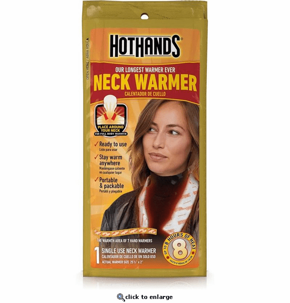 HotHands Portable & Packable Neck Warmer - 8 Pack/White