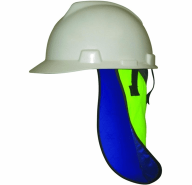 HyperKewl Evaporative Cooling Neck Shade - Hi-Viz Lime