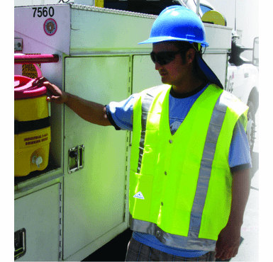 HyperKewl Evaporative Cooling Vest - Traffic Safety ANSI Class II Compliant
